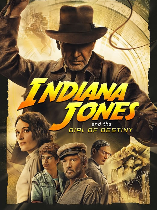 DVD cover of Indiana Jones and the Dial of Destiny
