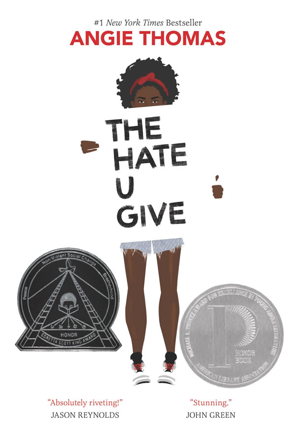 Cover of The Hate U Give by Angie Thomas.